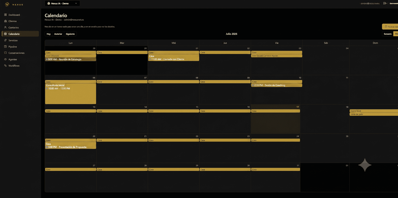 Captura: Tu agenda, siempre al día.